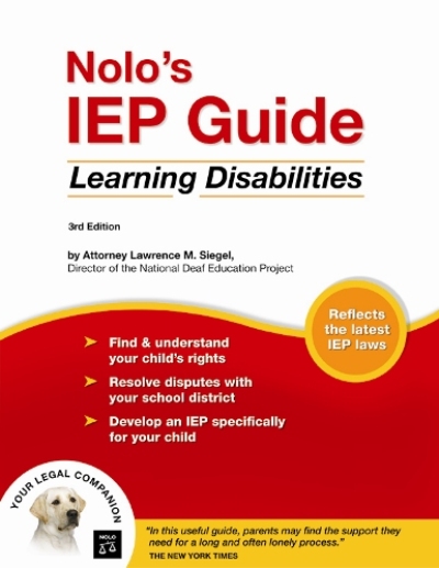 Title details for Nolo's IEP Guide by Lawrence M. Siegel  - Wait list